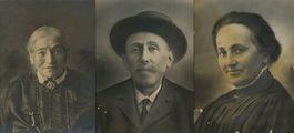 📸 Trio Portraits v 1910 Genève Belle Époque Photos du Léman
