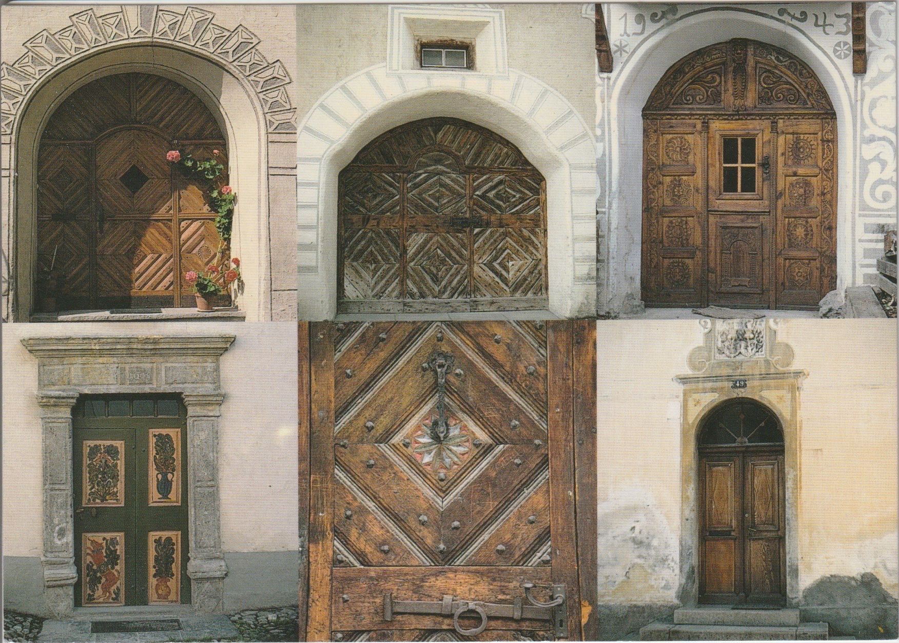 Cartoline postali: P 229 Engadiner-Türen, 1995 – Usato da Freienbach venduto da Bhaltis