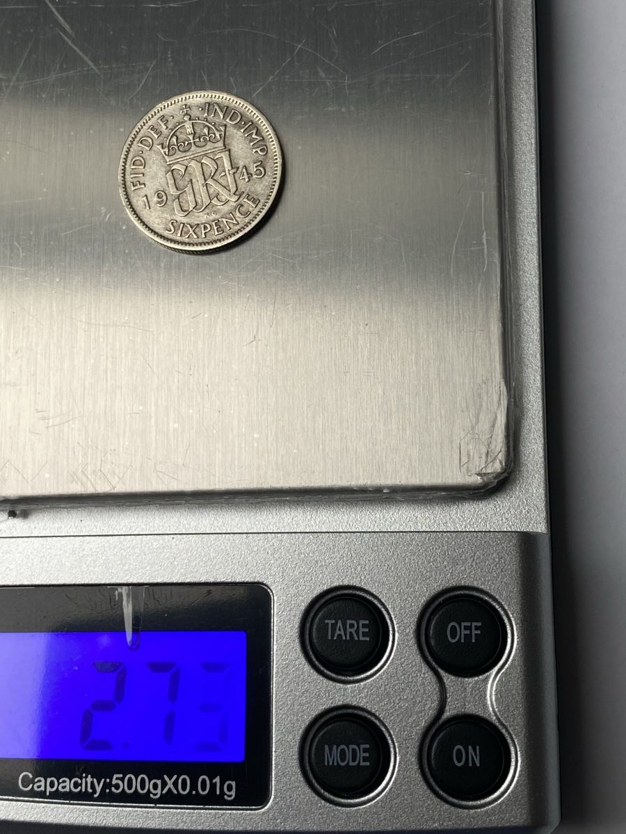 Toutes les monnaies: GB - 6 pence - 1945 AG – D'occasion à Payerne par Mike1682 2