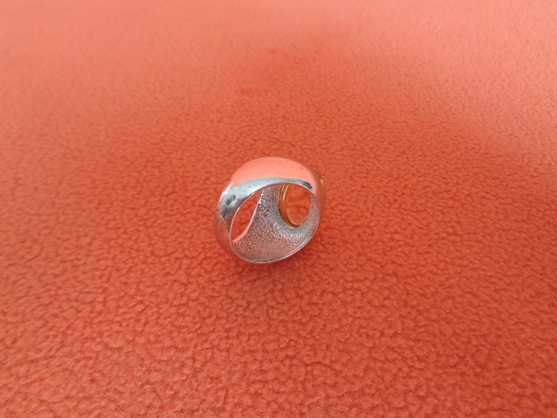 Ringe: Silberring mit Glasstein - Sterling Silber 925 Grösse 50 – Neu (gemäss Beschreibung) aus Chur von omonia 7