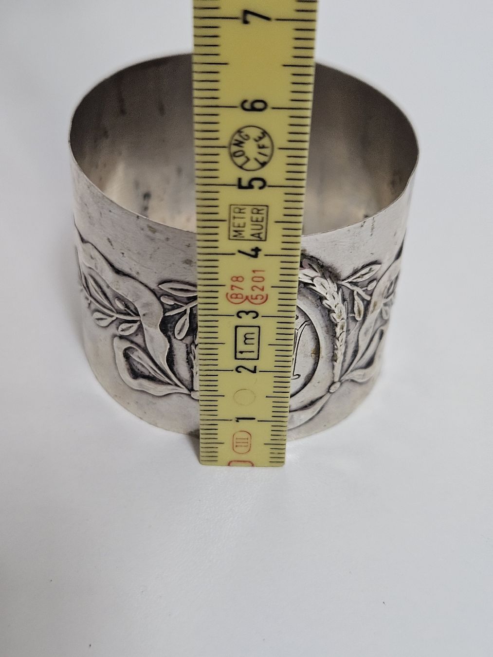 Altro in Decorazioni & Accessori: Silber Ring Serviettenring 800er mit Monogramm HH und Lorber – Usato da Schlieren venduto da Bestleo 5