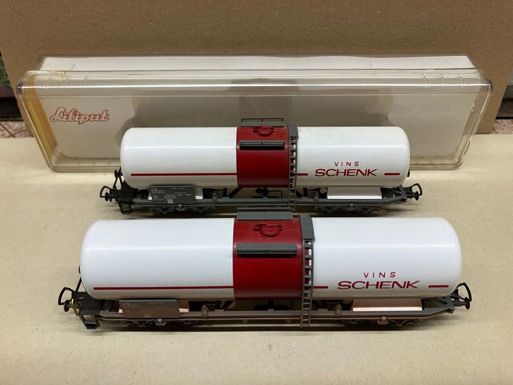Wagon Citerne Liliput HO 258 50 - Vins Schenk SBB-CFF - Échelle HO