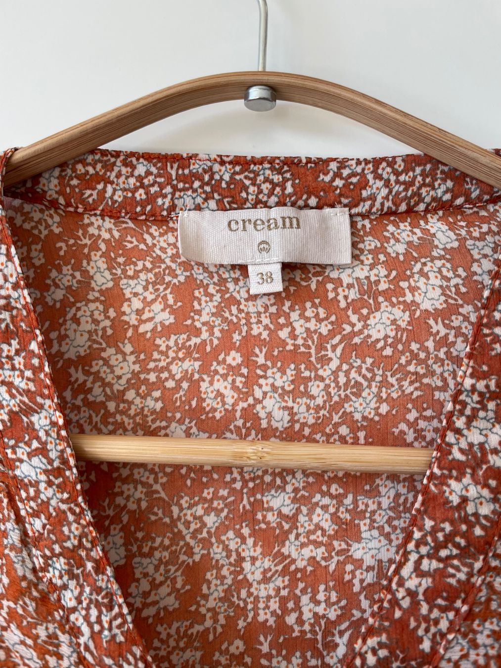 Cream Camicette: Romantische Bluse, Blumenmuster, Cream - Gr. 38 – Usato da Neukirch an der Thur venduto da bee88 1