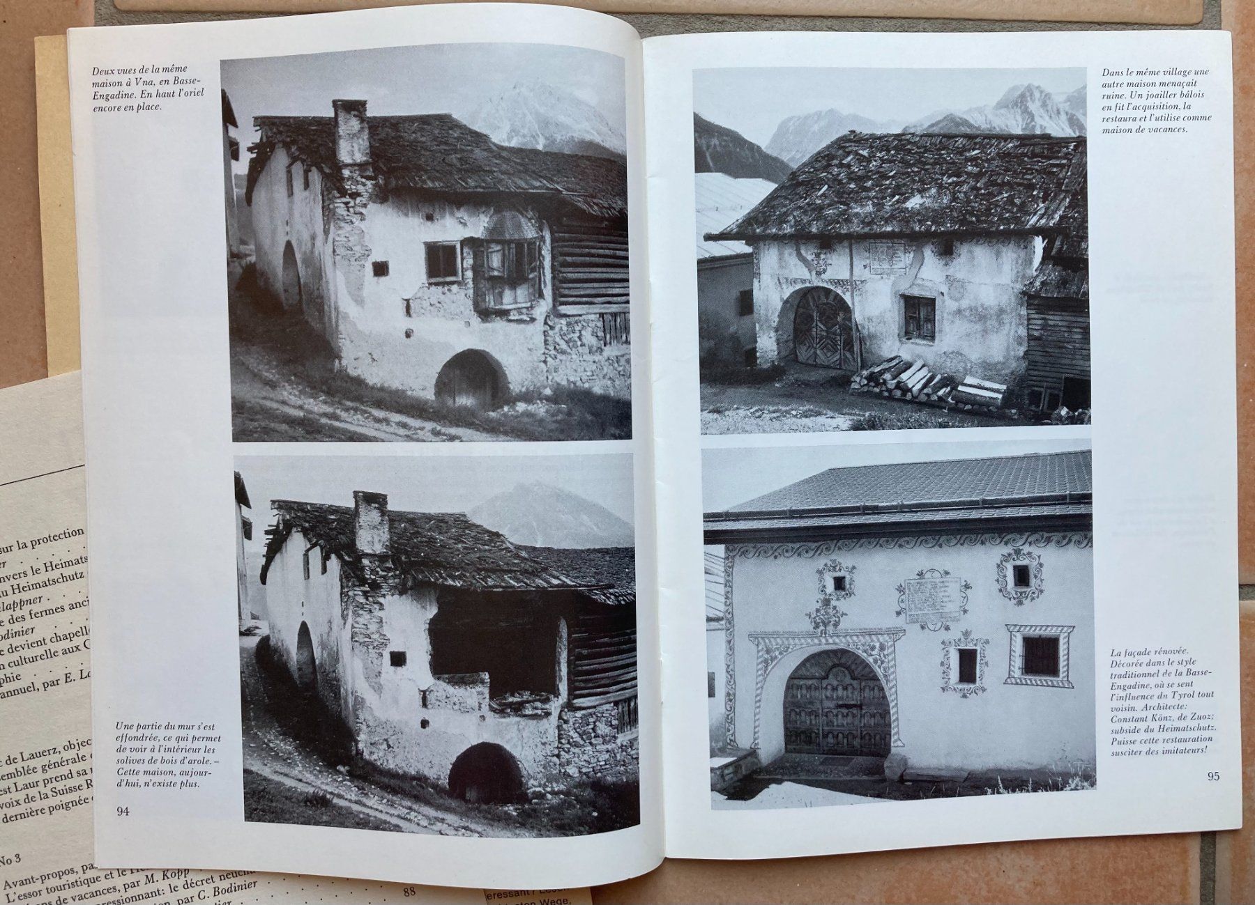 Bücher: Heimat Schutz - 61année, N° 4, 1966 – Gebraucht aus Versoix von HELVETICA_1 3