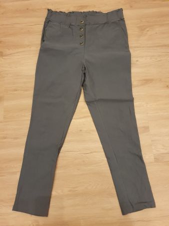 Laura Torelli dünne Stretch Hose olivgrün, Gr. 40