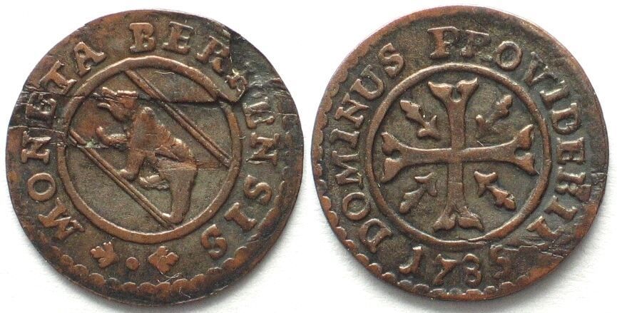 Tutti le monete: BERN Vierer Halbkreuzer 1785 Billon vz – Usato da Riehen venduto da sesambestcoins2004