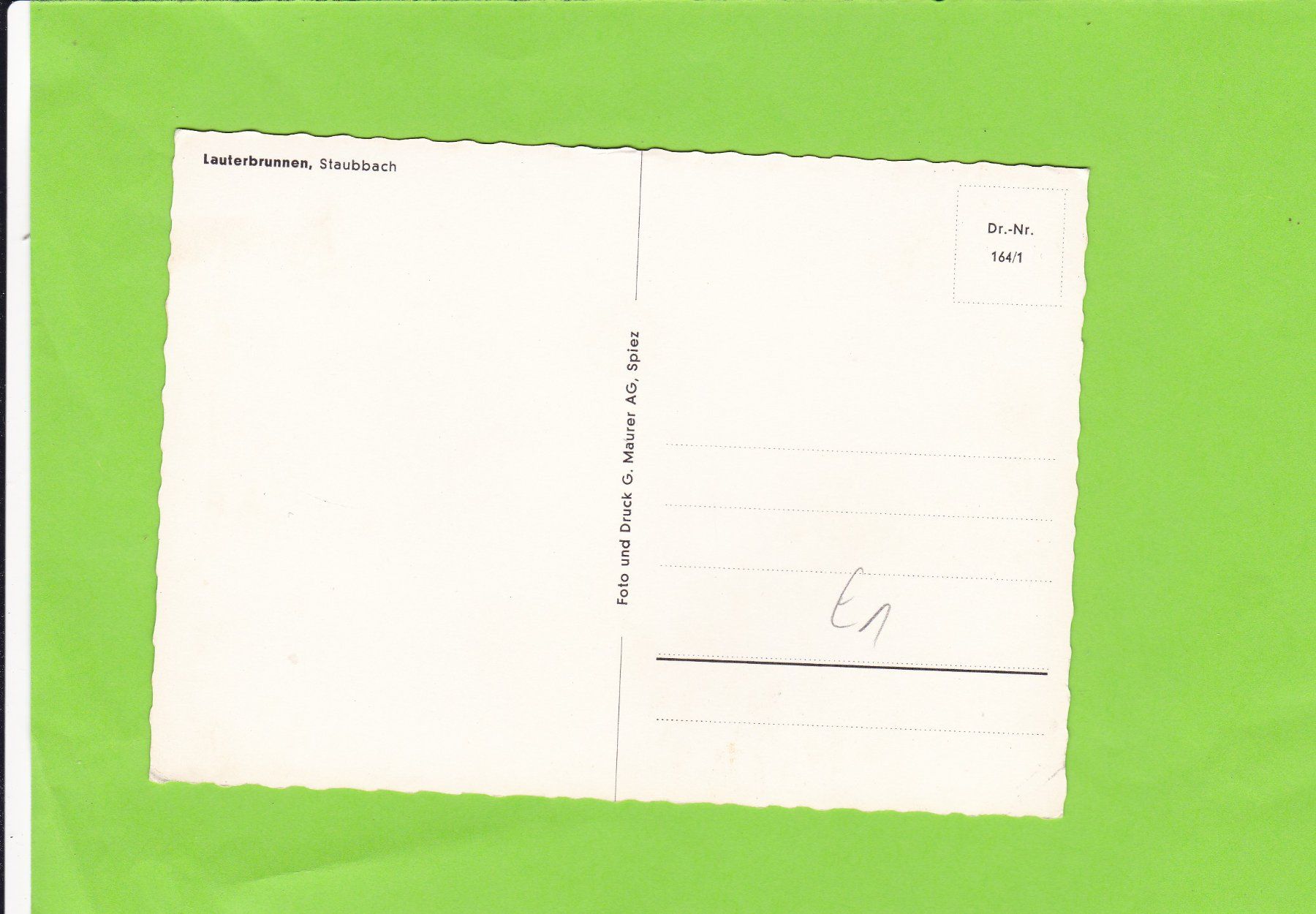Cartes postales: Lauterbrunnen-Staubbach – D'occasion à St. Peterzell par neckertal 1