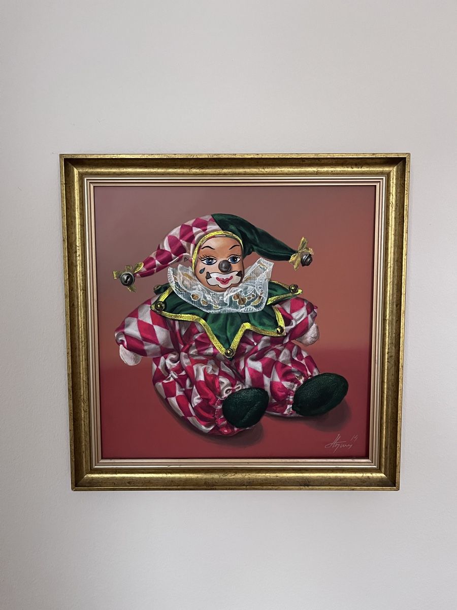Dipinti: Öl Bild, Harlekin/ Clown, Dorel Topan – Nuovo (secondo la descrizione) da Zürich venduto da dmhzrh