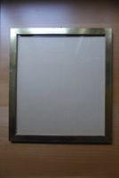 Antiker Bilderrahmen handvergoldet flaches Profil 31 x 34 cm