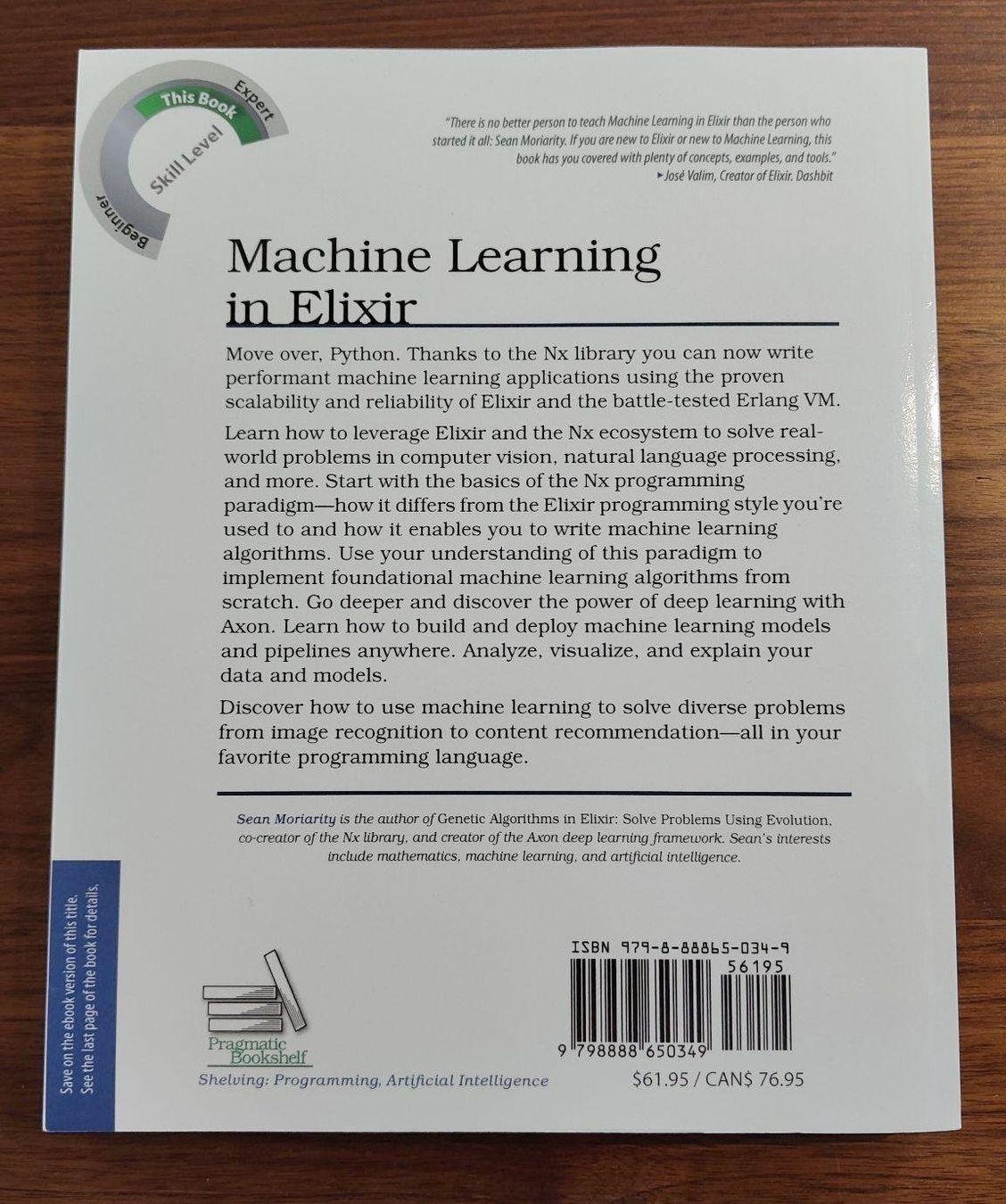 Libri: Machine Learning in Elixir – Nuovo (secondo la descrizione) da Sursee venduto da patrick.bucher 1