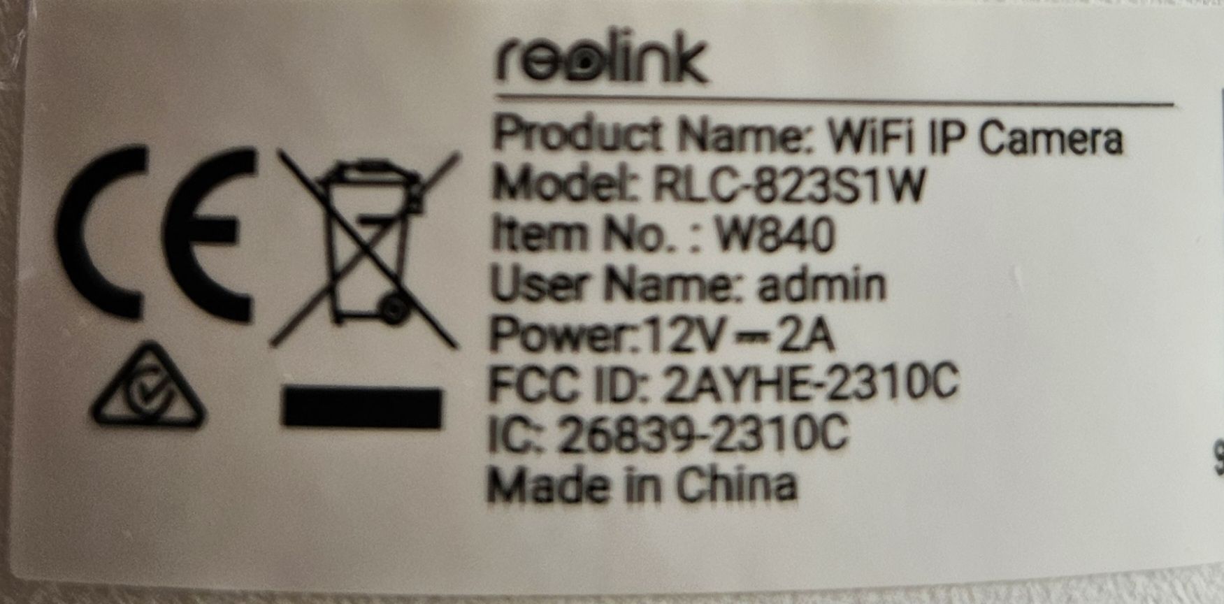 Reolink Sistemi d'allarme: Reolink RLC-823S1W – Nuovo (secondo la descrizione) da Derendingen venduto da Silvan1992 2