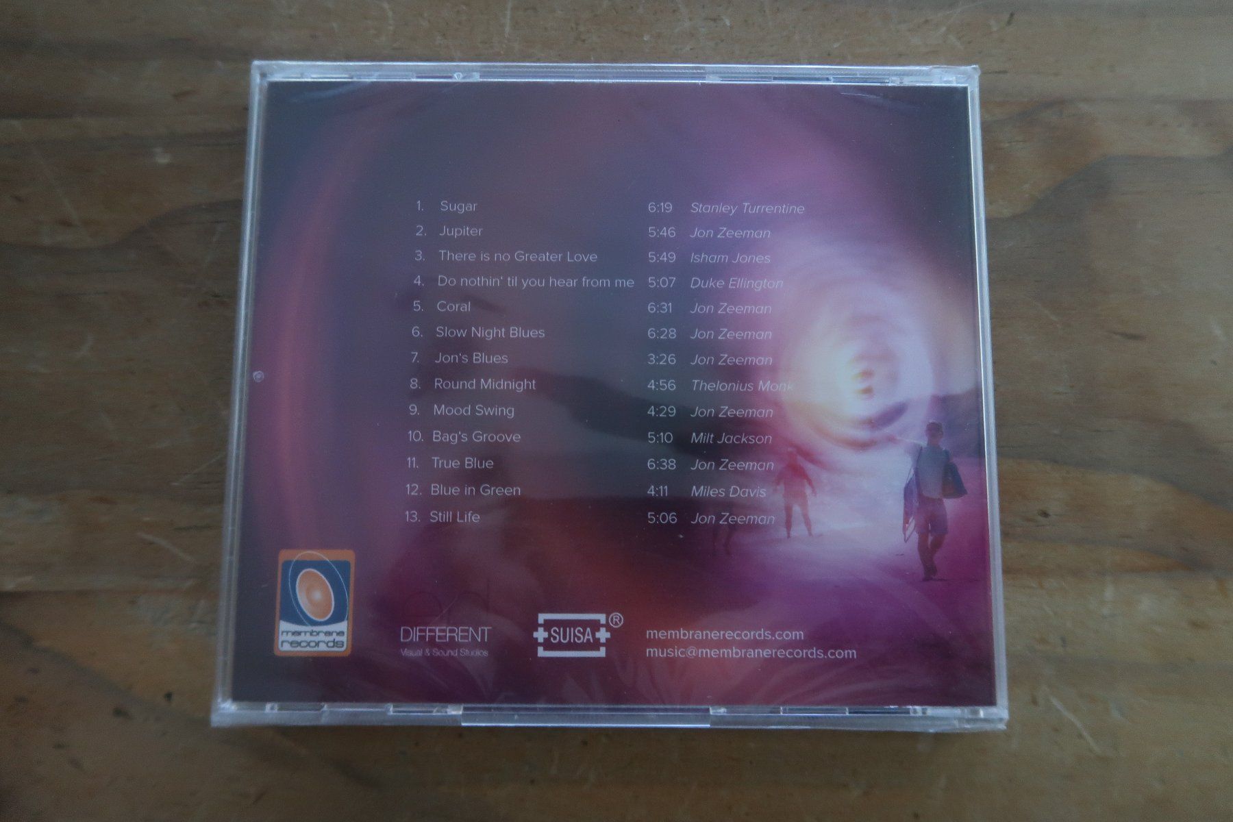 CD: JON ZEEMAN - JAZZ BLUES - NEUE OVP CD – Nuovo e nell'imballaggio originale da Basel venduto da Patiscat 1