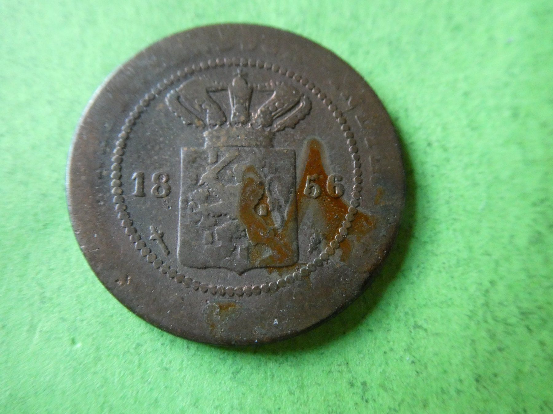 Tutti le monete: Niederländisch Indien 1856, 1 Cent – Usato da Hinterforst venduto da Rohusri