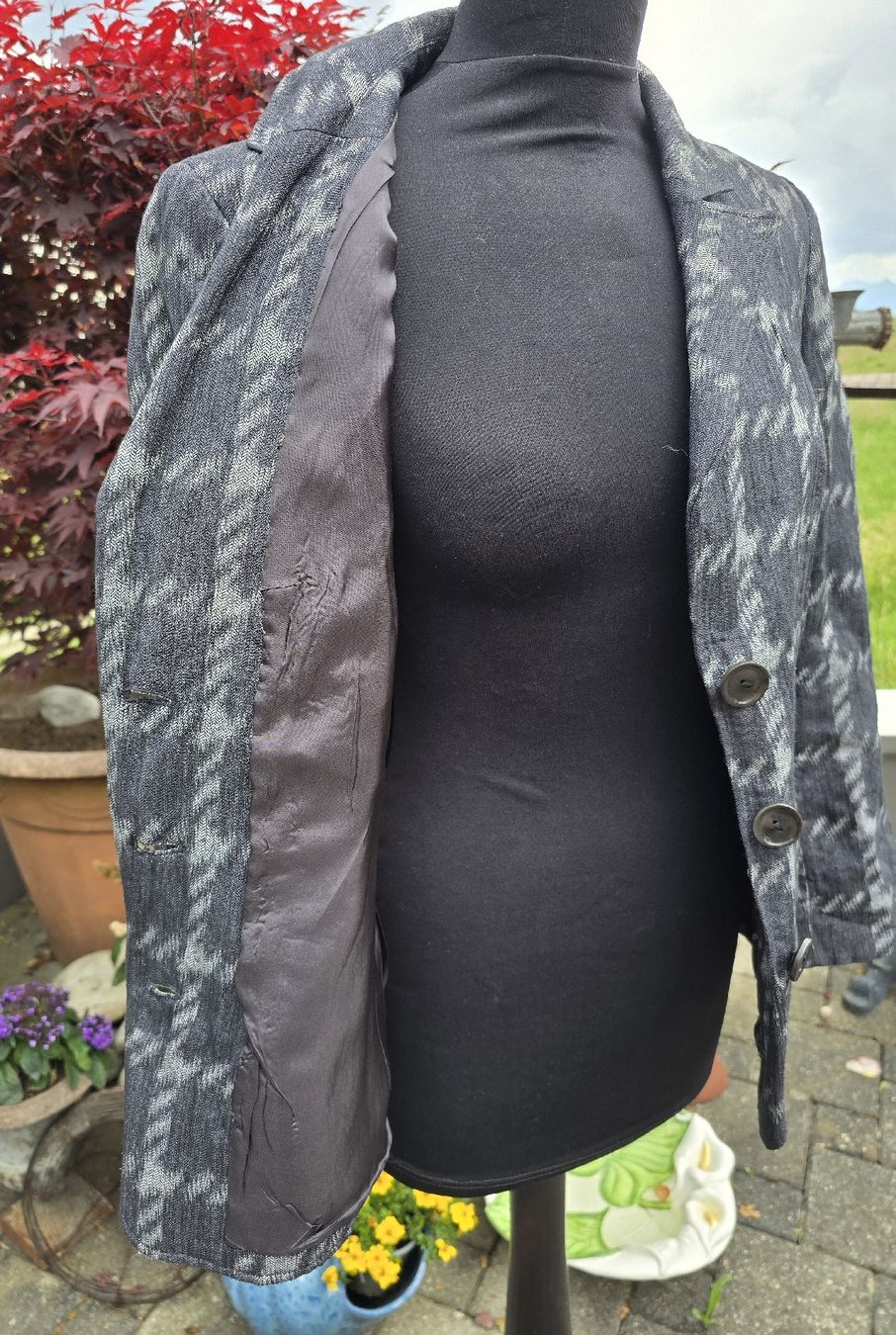 Giacche: Schicker Blazer im Hahnentrittmuster, Gr. 36 – Usato da Walkringen venduto da Vanuca 3