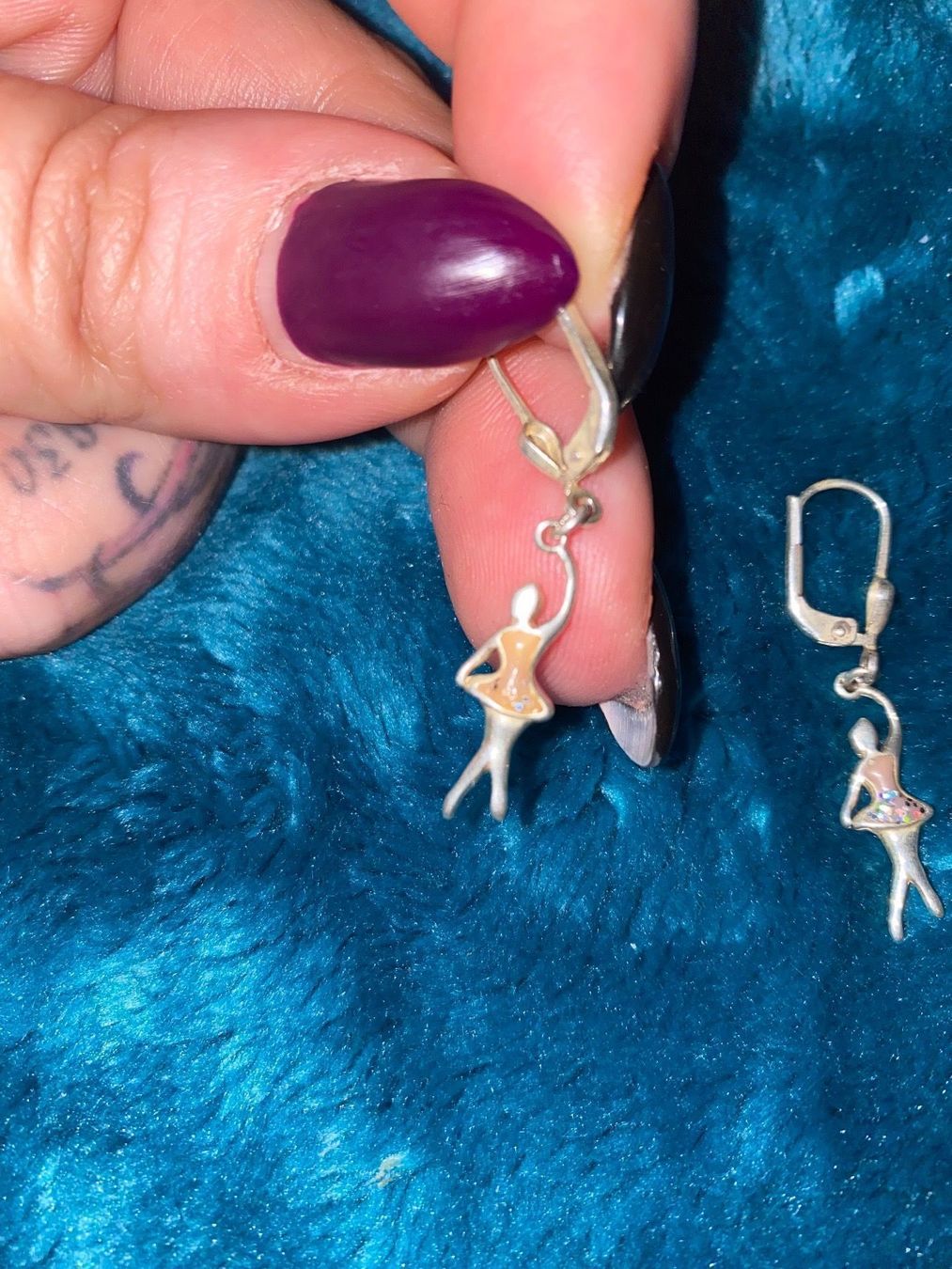 Ohrringe & -stecker: Ohrringe Ballerina 🩰 925 Silber – Gebraucht aus Russikon von Leks4 3