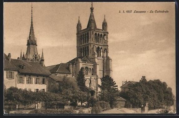 Cartoline postali: AK Lausanne, La Cathédrale – Usato da Berlin venduto da bartko-reher