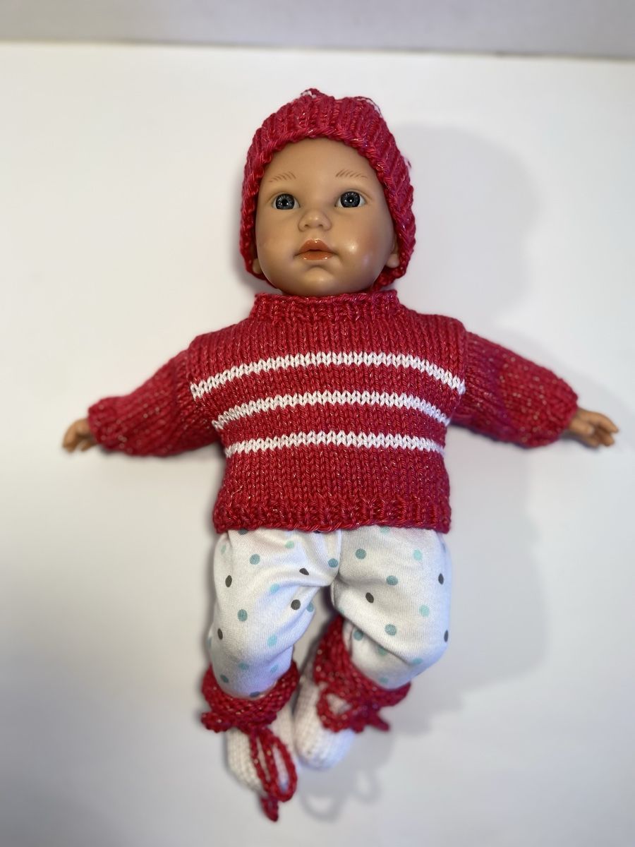 Bambole: Puppengarnitur 4tlg., mit Glimmer, Gr. 30/32 cm, L Baby Born – Nuovo e nell'imballaggio originale da Grosshöchstetten venduto da Maschenshop 1