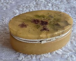 Italienische Seifendose, Vintage, Handbemalt!