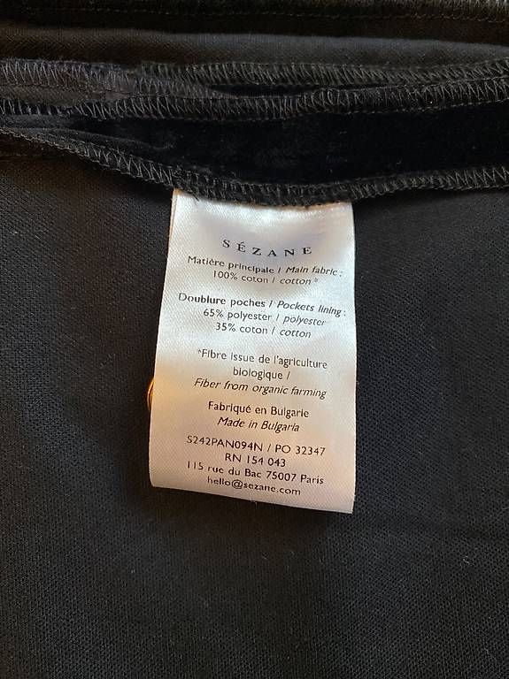 Pantaloni: Sezane velours Hose 34 – Usato da Basel venduto da yet_7svp 3