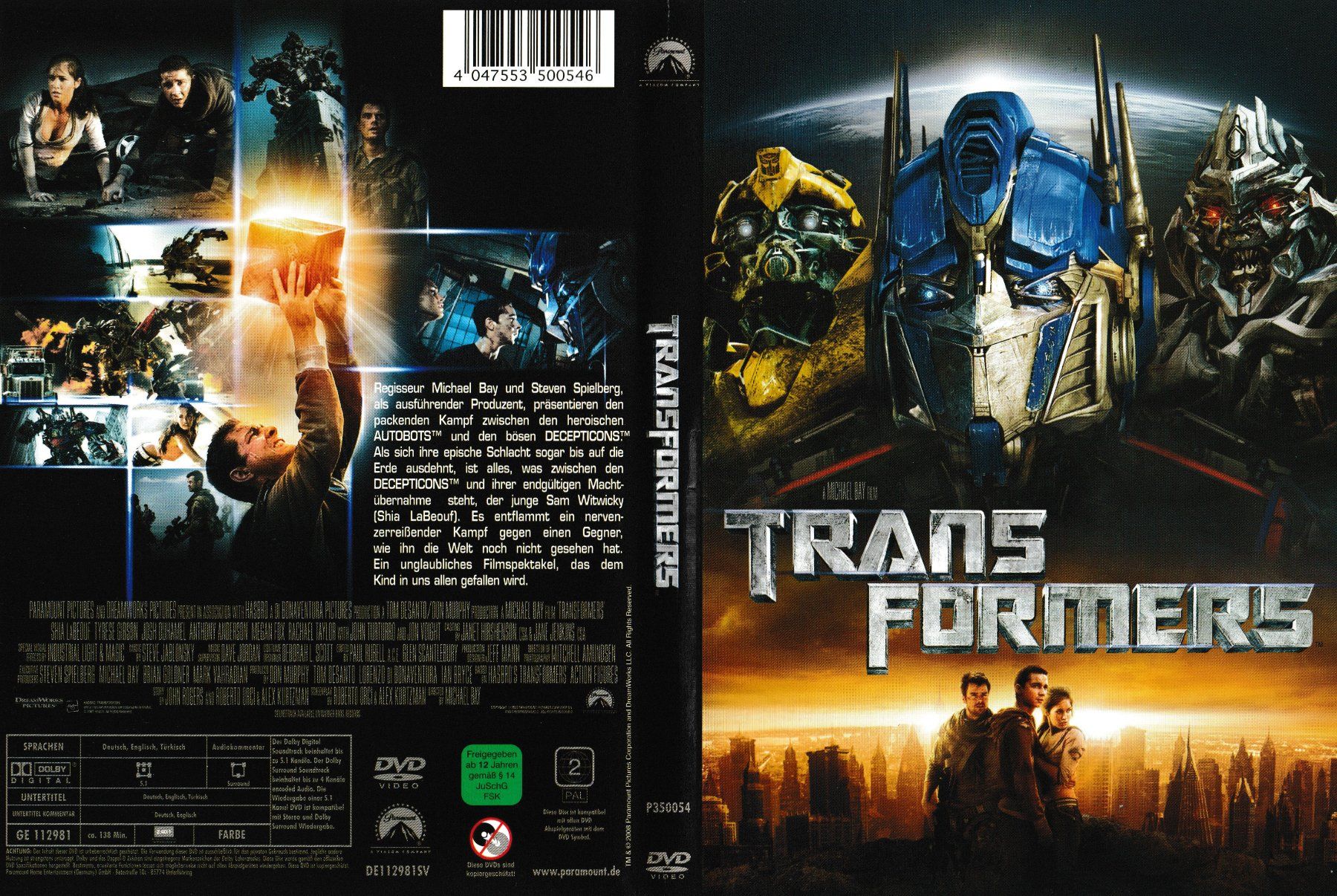 Alle DVDs: DVD - Transformers – Gebraucht aus Langnau am Albis von MediaRescuerKeLoX