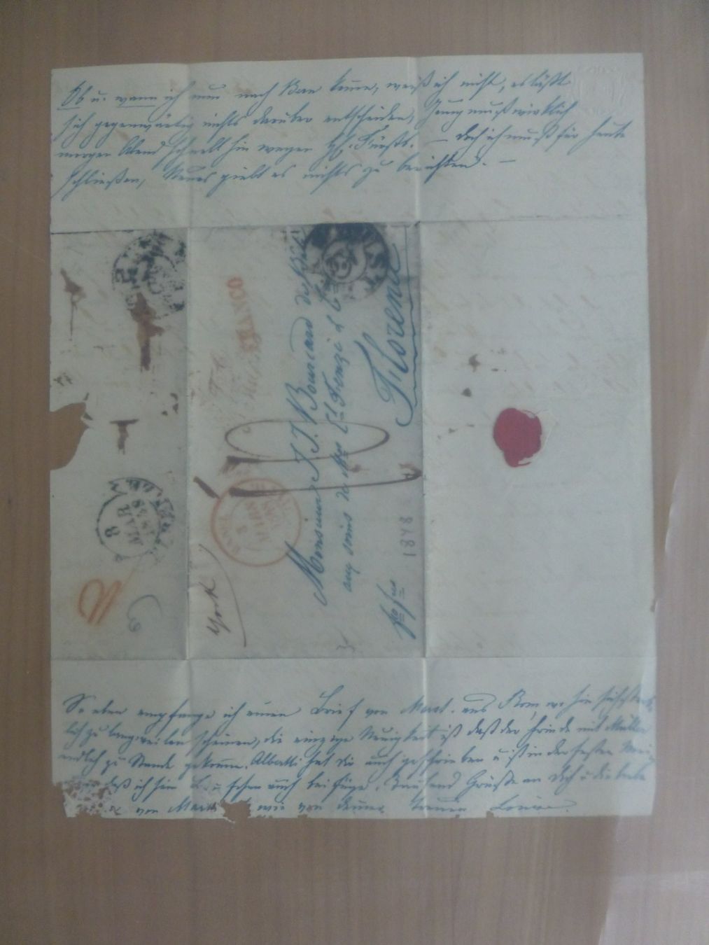 Documents: Basel nach Florenz 1848 – D'occasion à Bettlach par 1saurer 5