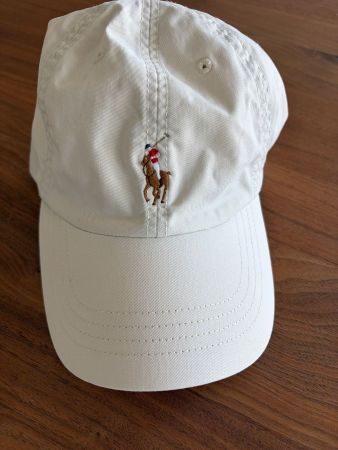 Polo Ralph Lauren Kappe / Hat, Cream, Neuwertig
