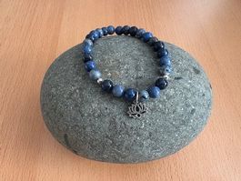 Armband aus Lapislazuli und Silber 925