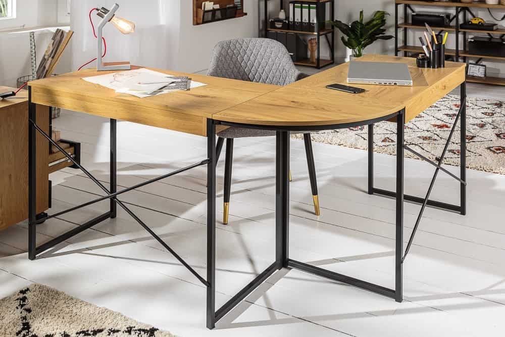Scrivanie: ECK SCHREIBTISCH Studio Eichenoptik Industrial NEU SOFORT – Nuovo (secondo la descrizione) da Sulgen venduto da eytsh 1