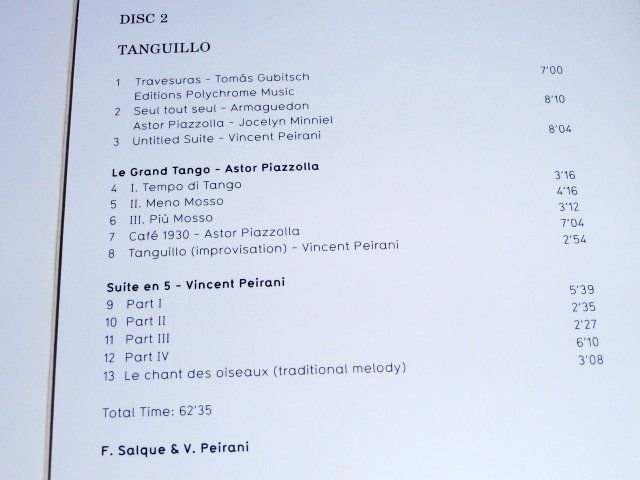 CDs: set 4CD's - Astor Piazzolla, Tanguillo,Ensemble Contraste, – Gebraucht aus Unterbäch von xazuq 7