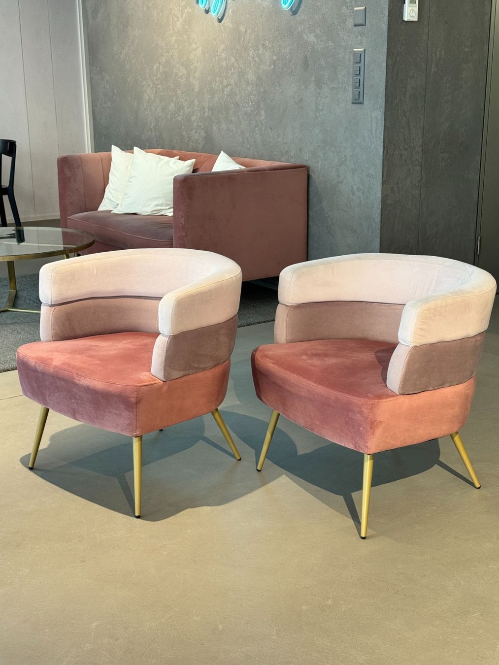 Westwing Poltrone: 2x Westwing Samt Sessel – Usato da Münchwilen AG venduto da Vinorosso2