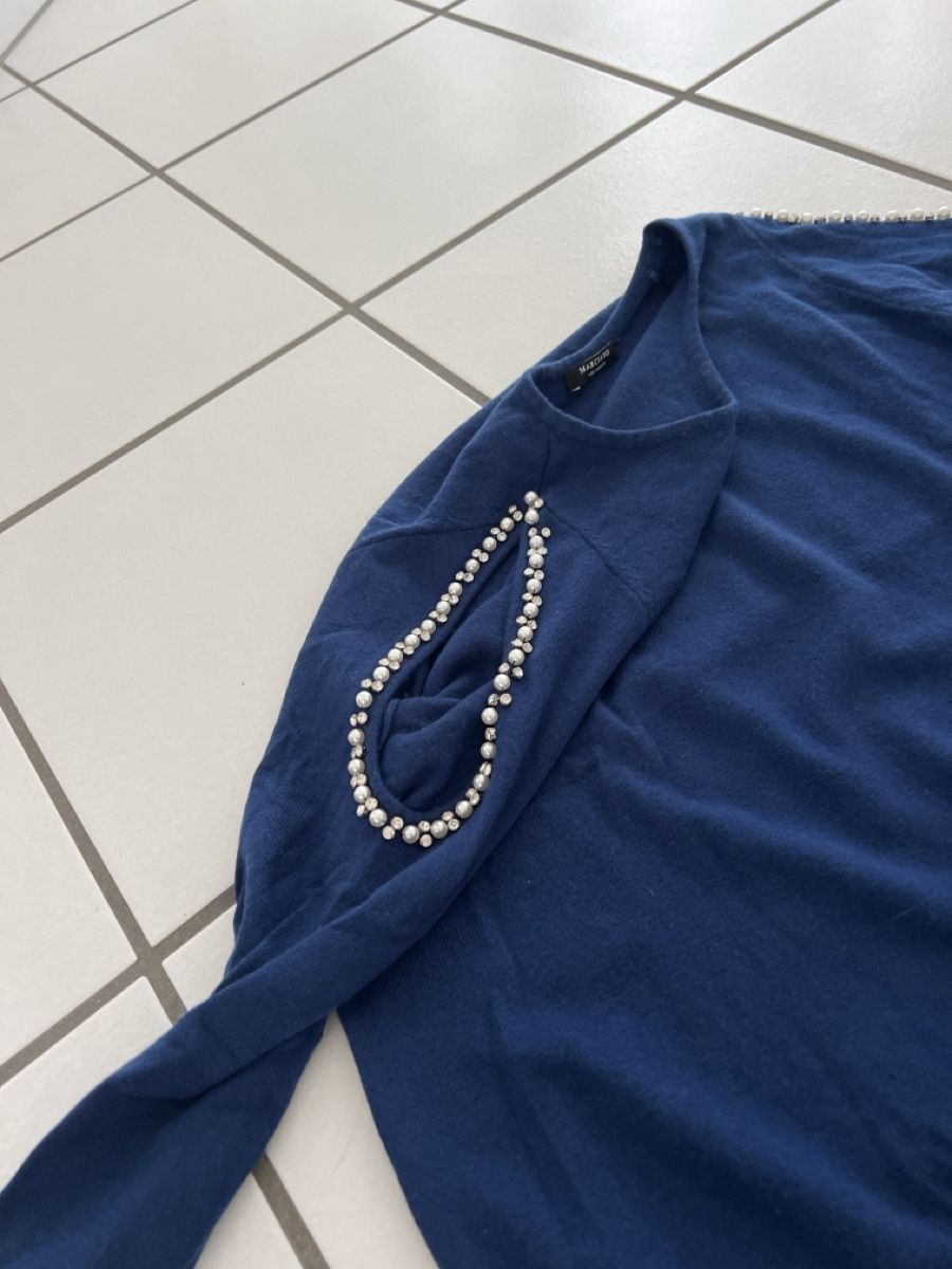 Pullover & Sweatshirts: Marciano Pullover, Gr. S, blau mit Perlen-Details ✨ – Neu (gemäss Beschreibung) aus Oberuzwil von DanaB01 1