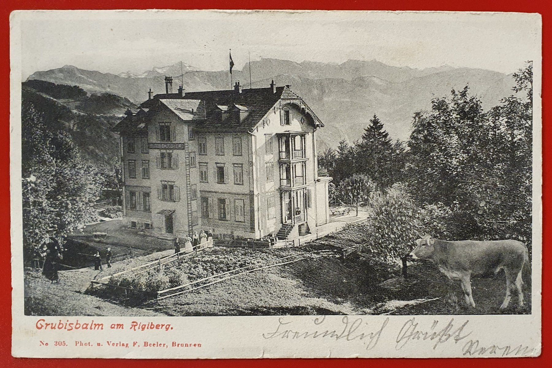 Ansichtskarten: Grubisbalm am Rigiberg 1906 – Gebraucht aus Kreuzlingen von Rschweiz1