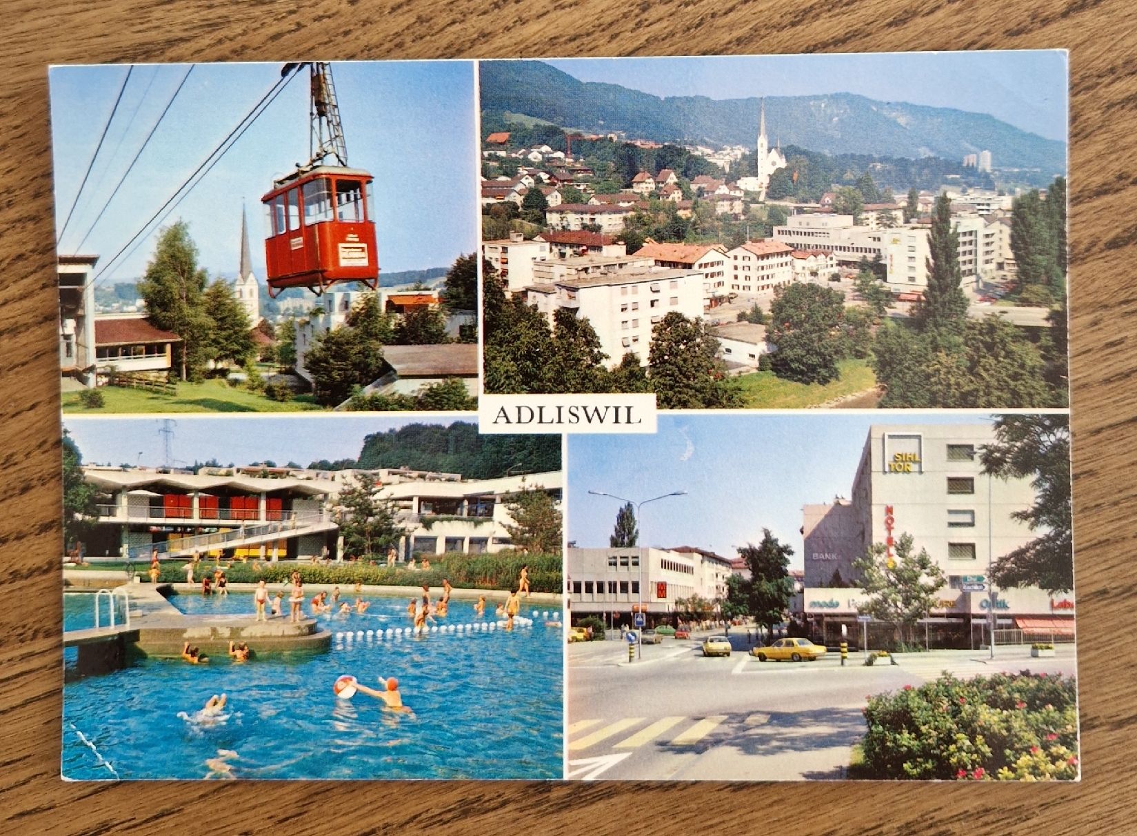 Cartoline postali: Adliswil 1985 – Usato da Ebikon venduto da Donar50