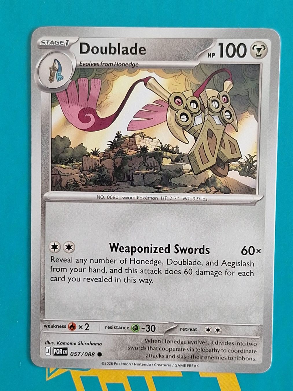 Pokémon Carte collezionabili: Doublade - Pokemon Perfect Order – Usato da Altstätten SG venduto da GGsGameshop