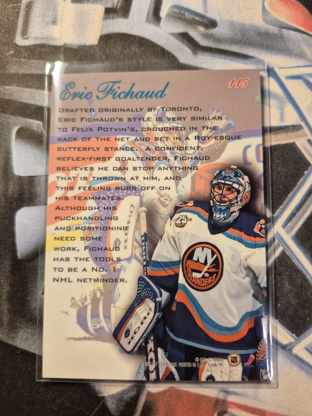 NHL Sammelbilder & Trading cards: NHL Eric Fichaud New York Islanders – Gebraucht aus Treiten von Sauber73 1