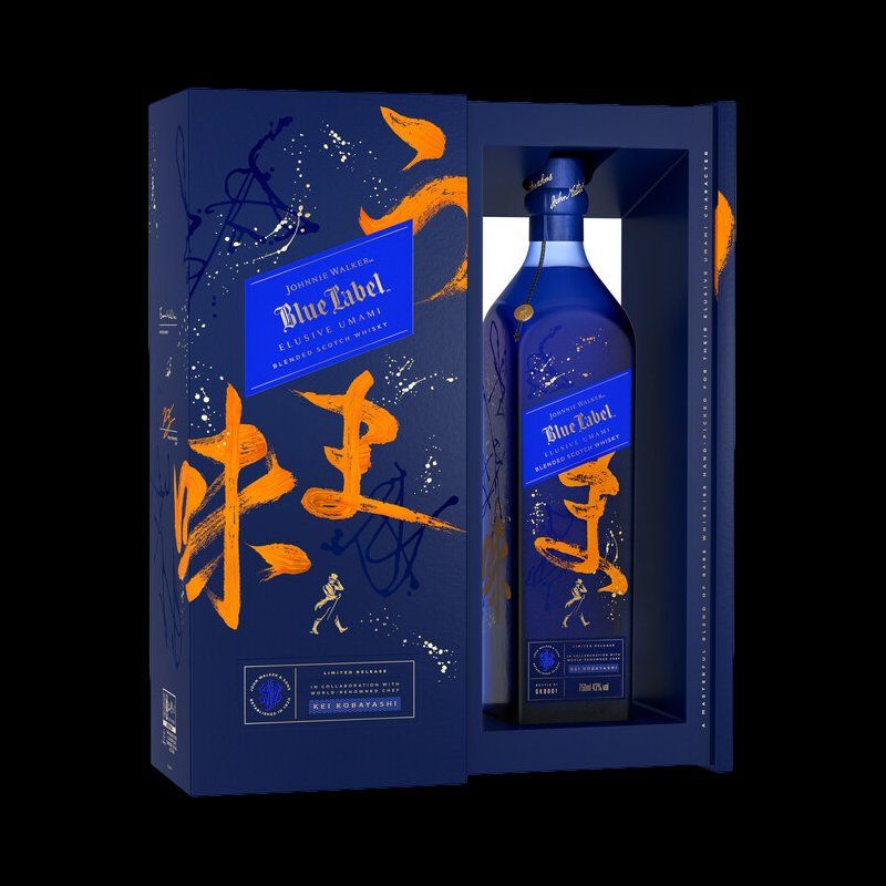 Johnnie Walker Bevande alcoliche: Johnnie Walker Blue label Elusive Umami – Nuovo e nell'imballaggio originale da Le Locle venduto da drinkshop
