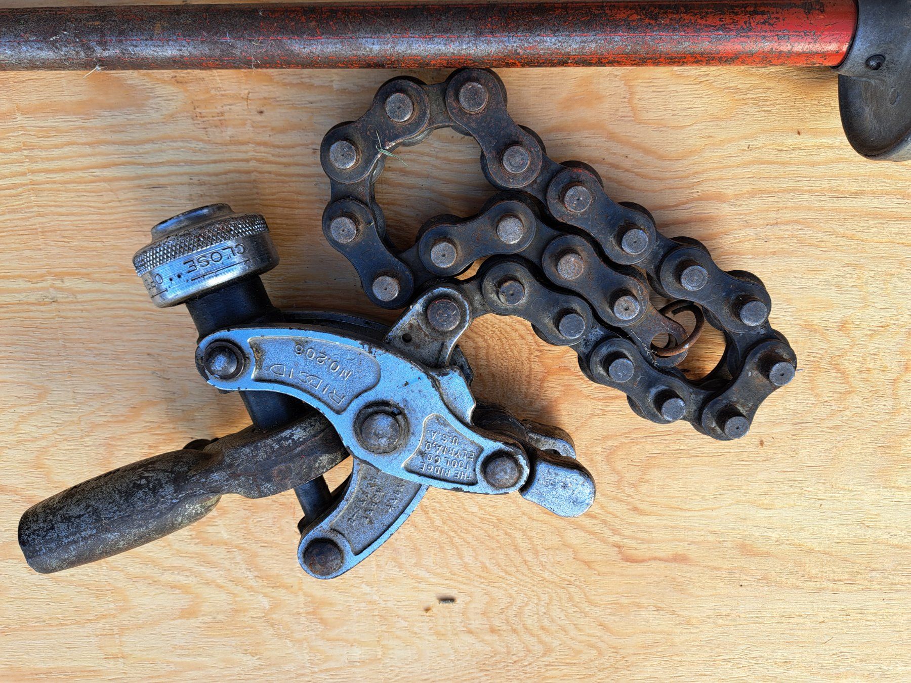 Ridgid Alle Werkzeuge: Kettenrohrabschneider Ridgid Nr.206 – Gebraucht aus Tuggen von Robi12 2
