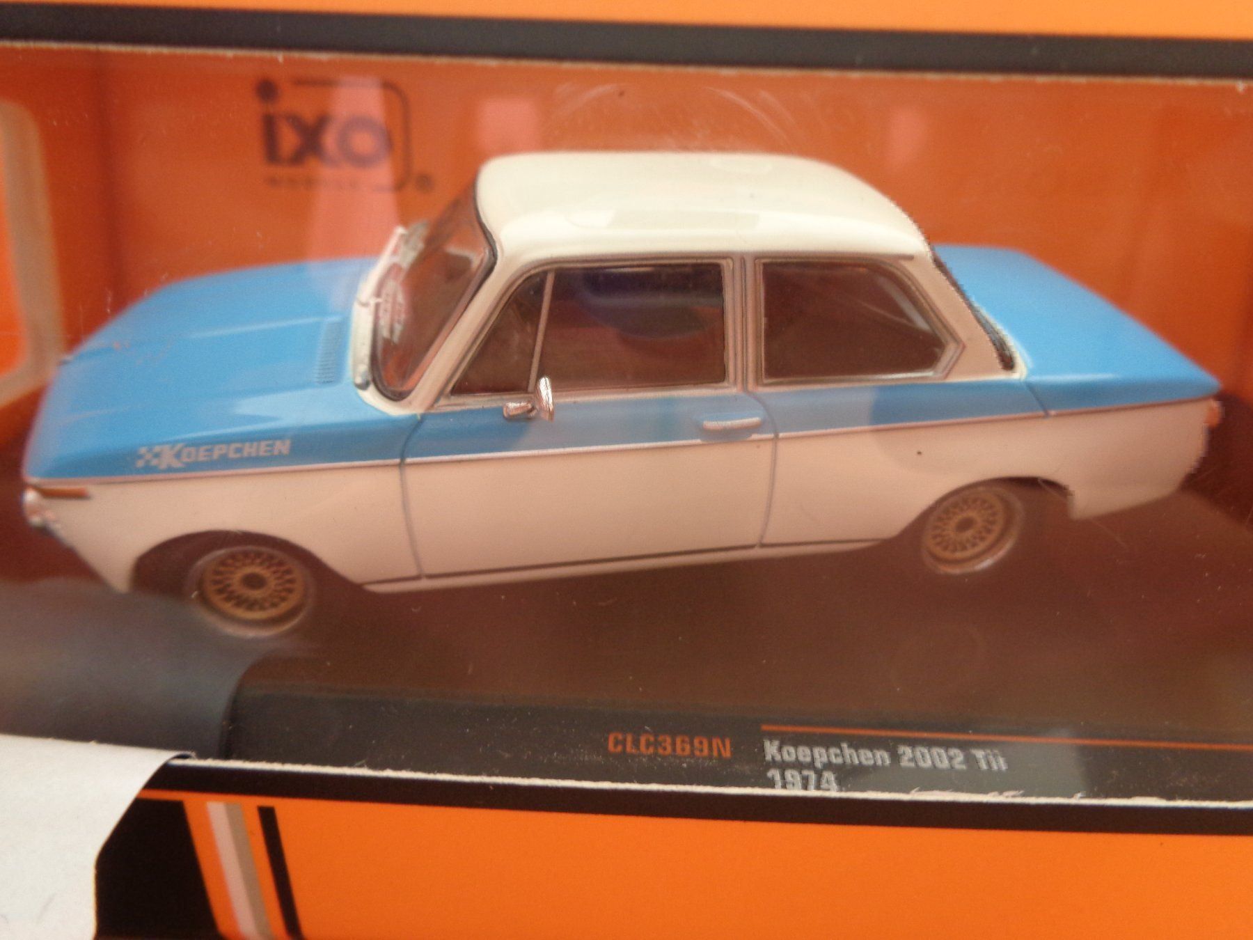 BMW Modellini d'auto: Ixo 1:43 BMW 2002 Tii – Nuovo e nell'imballaggio originale da Reconvilier venduto da rallycar