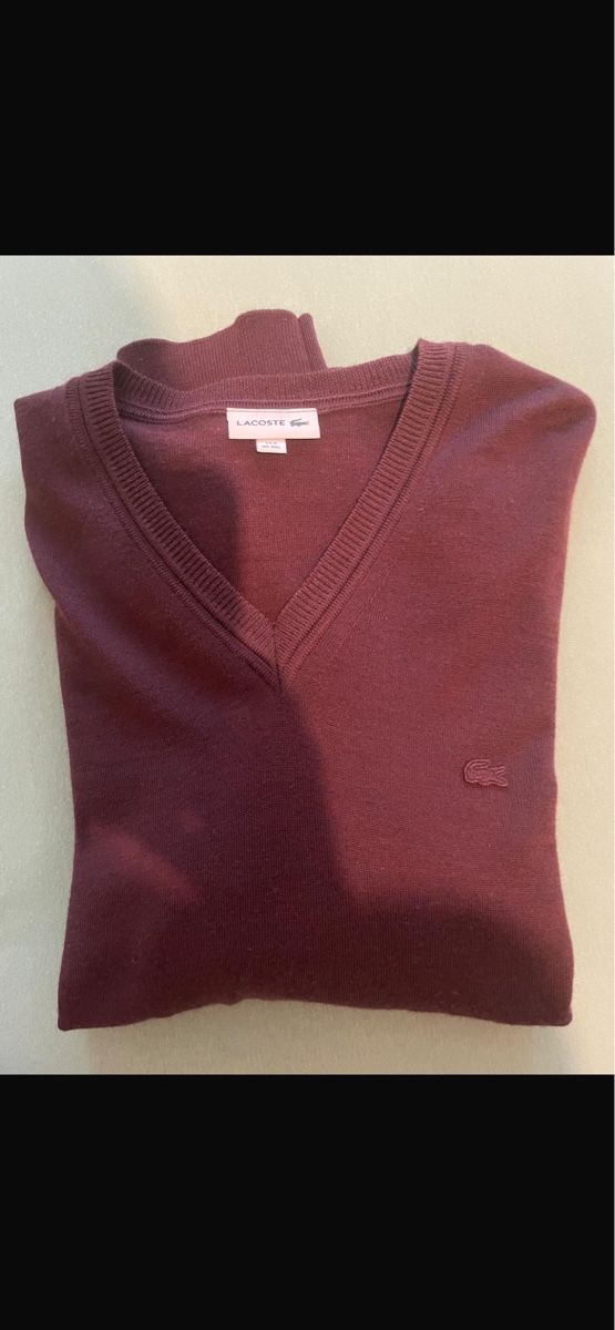 Lacoste Pullover & Sweatshirts: Lacoste Herren V-Ausschnitt Pullover, Grösse L, Top Zustand! – Gebraucht aus Rüti ZH von Mjohnny7 1