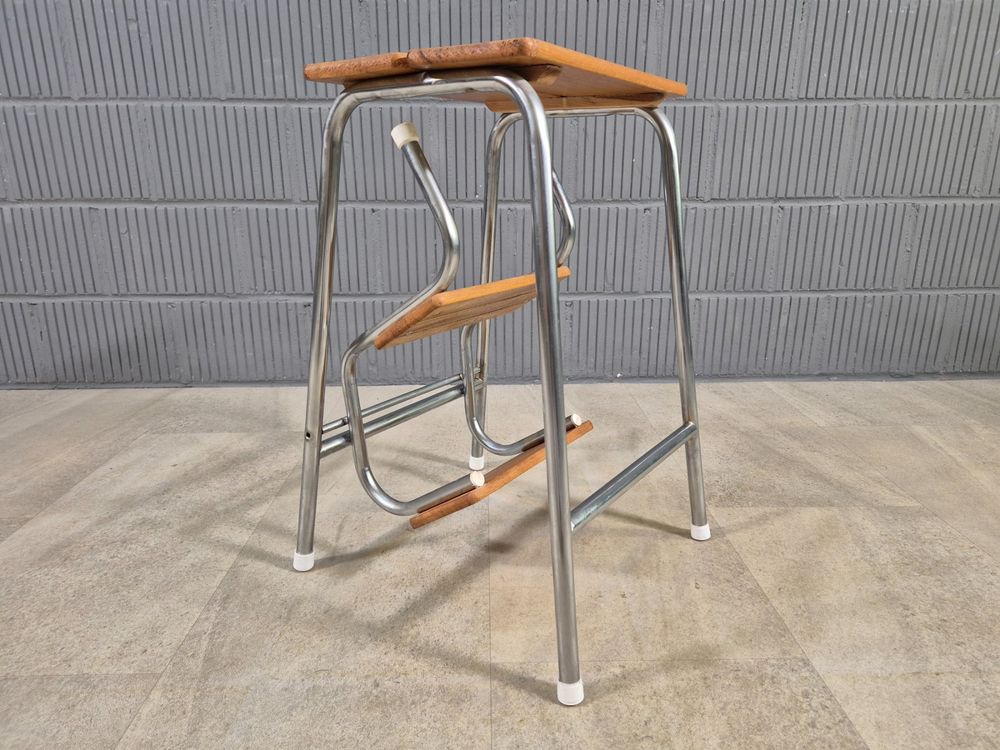 Vintage 1970 Stepstool, Tritthocker Küchen 3-Tritt-Hocker (Gebraucht ...