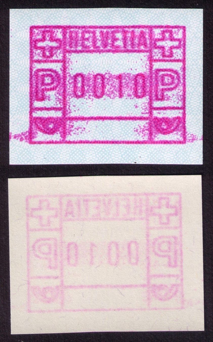 Alle Briefmarken: 2_STARKDRUCK__0020__DURCHDRUCK !! ** – Neu (gemäss Beschreibung) aus Marthalen von Ch_quality