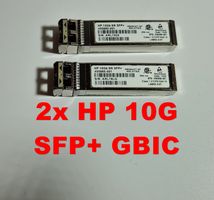 2 Stk. HP/HPE 10G/GB SFP+ GBIC Transceiver Modul 455885-001