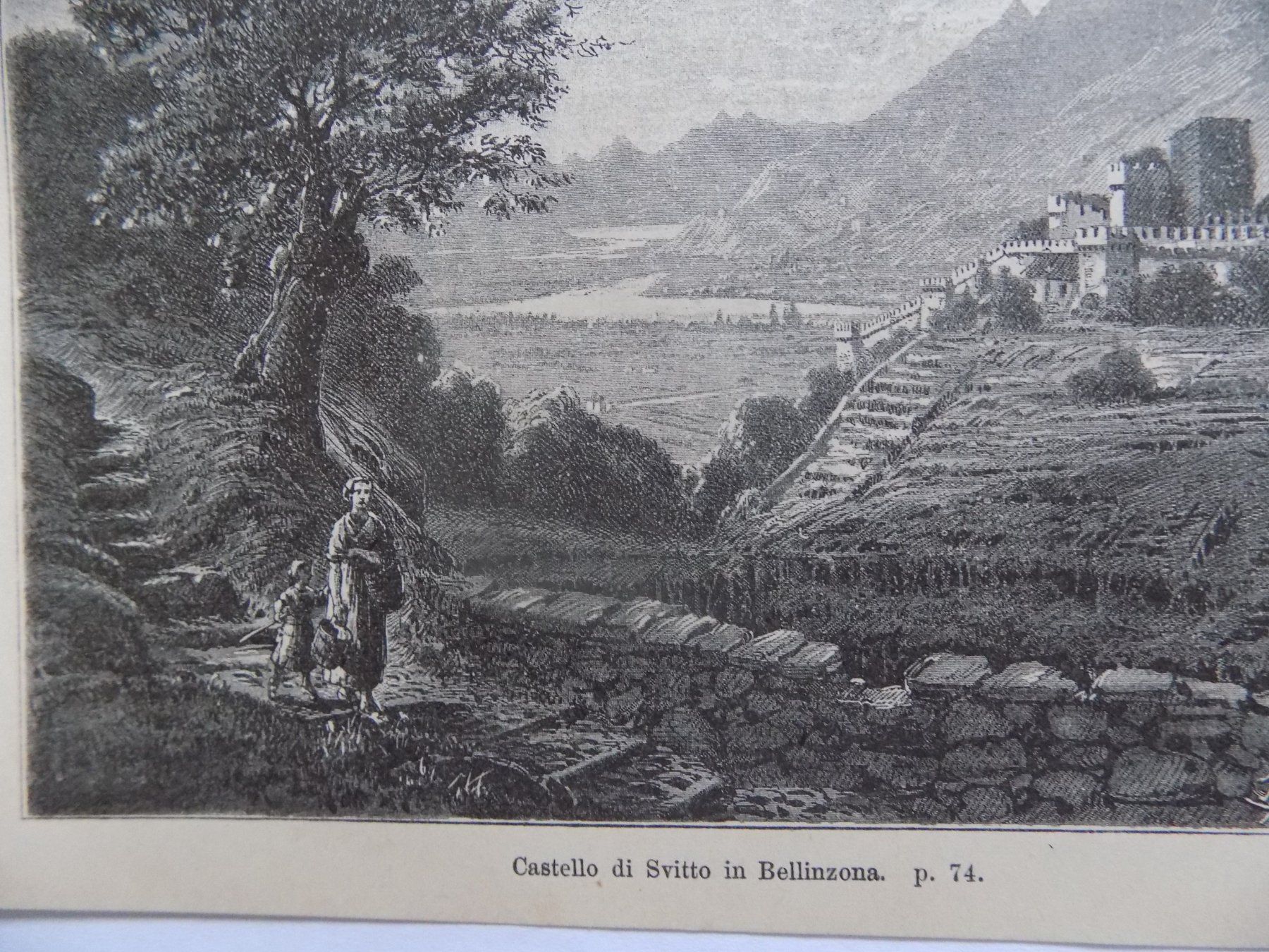 Incisioni: Bellinzona Castello di Svitto – Usato da Risch venduto da Antikfee 6