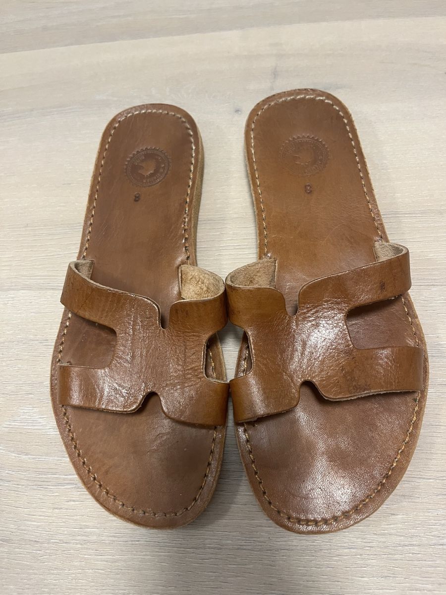 Chaussures femmes: Pantoletten Echtleder braun 37 neu – Neuf (Voir description) à Birrwil par vanyboo