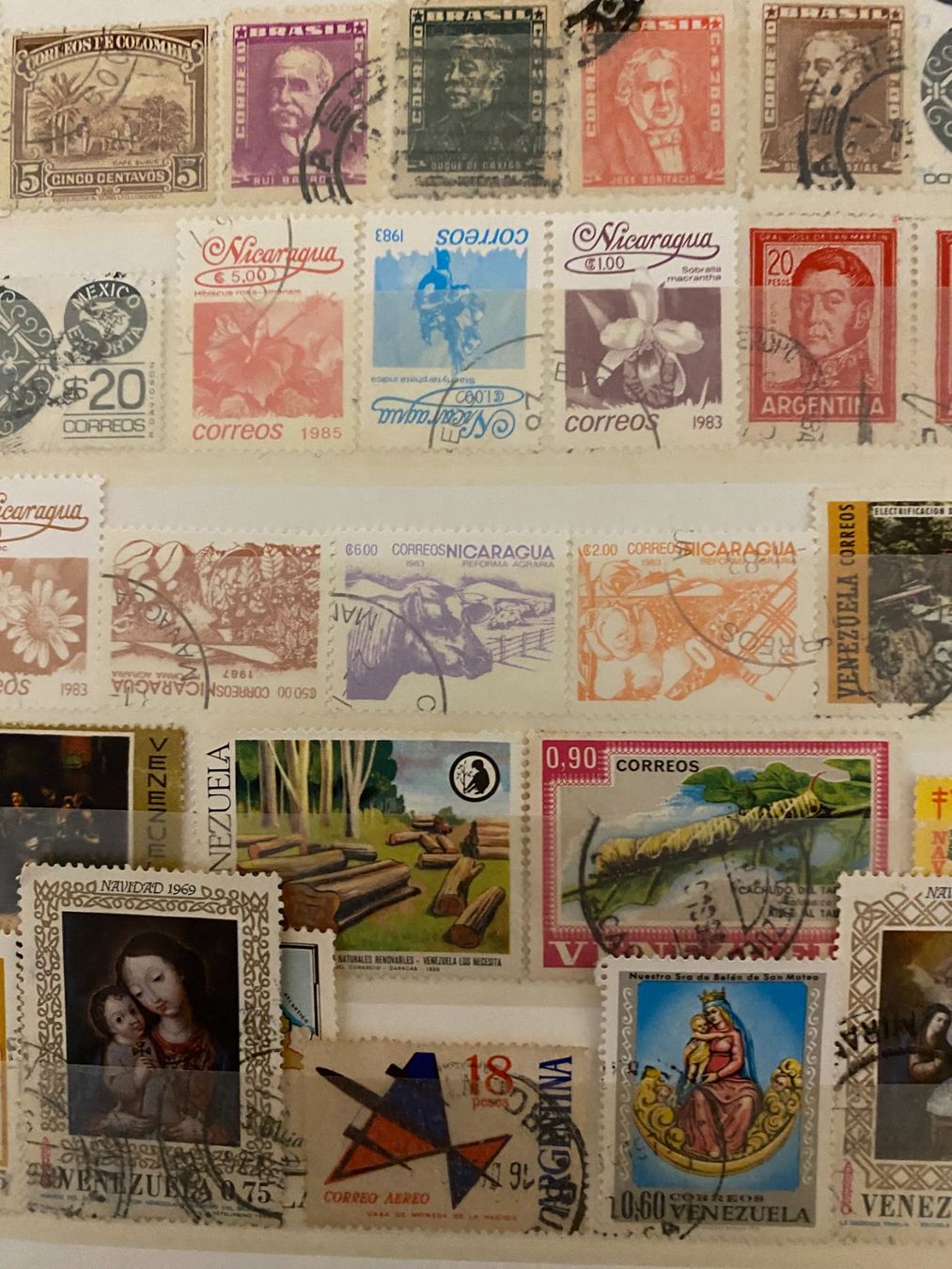 Alle Briefmarken: Briefmarken-Sammlung, Südamerica – Gebraucht aus matten b. interlaken von jfran17 6