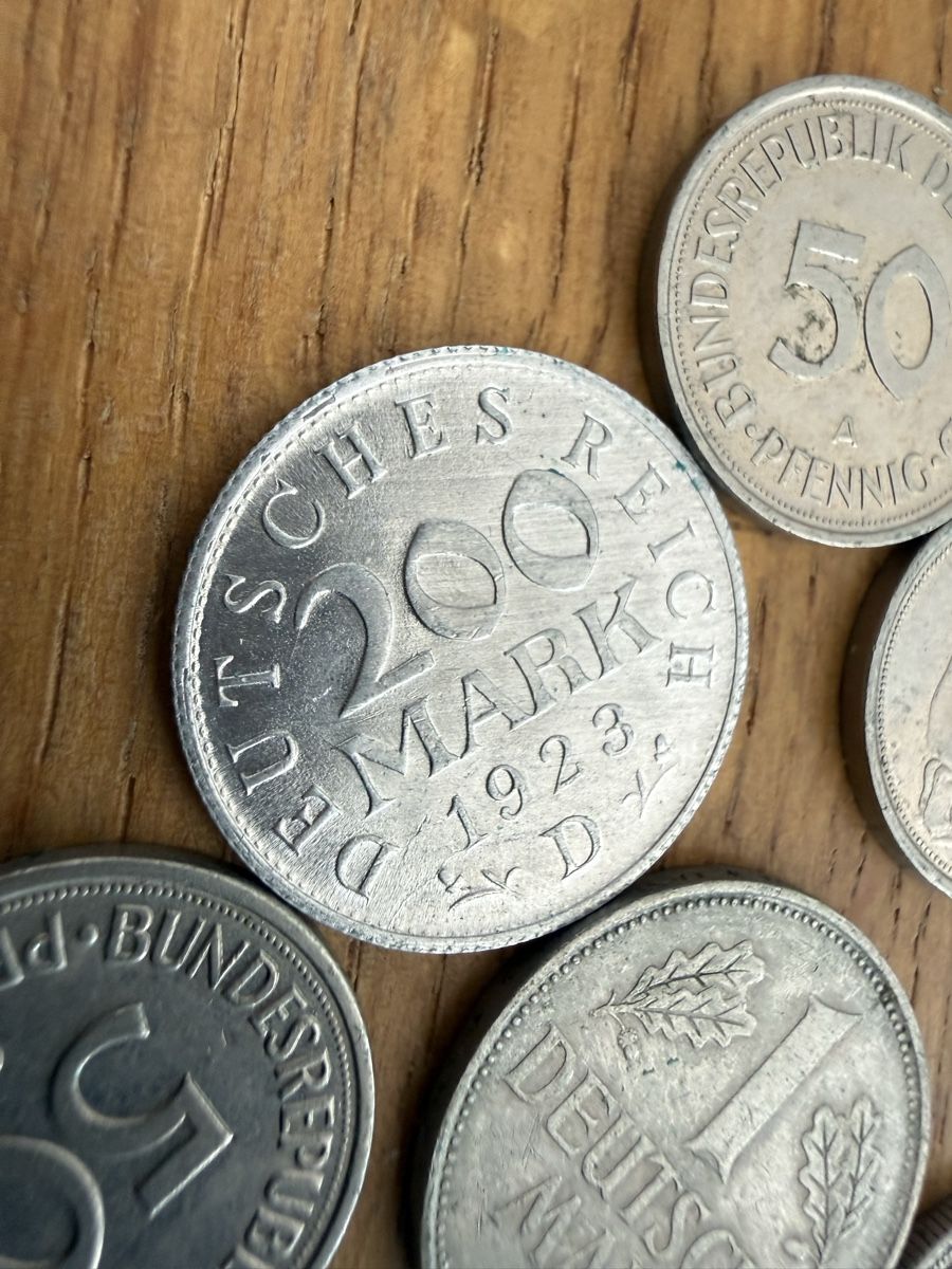 Tutti le monete: 200 Mark 2 Mark 1 Mark 50 Pfennig – Usato da Goldach venduto da Messerguru 2