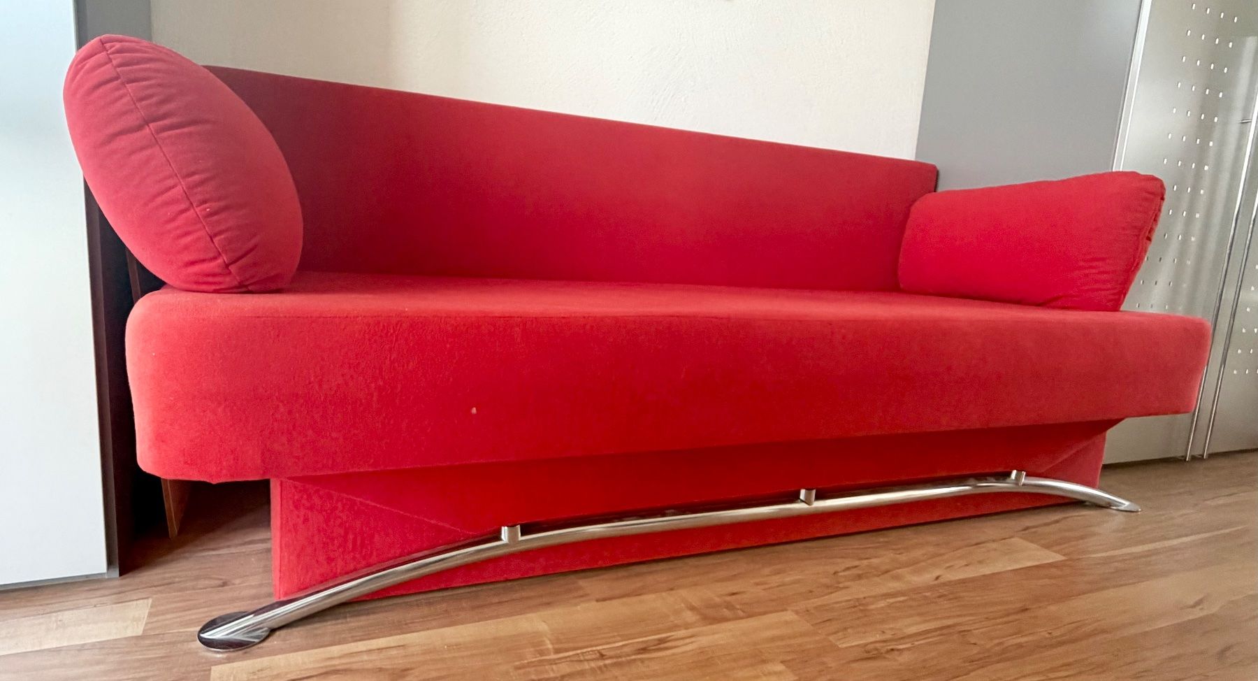 Divani: Rotes Bettsofa zum Ausziehen – Usato da Gebertingen venduto da redeal 1