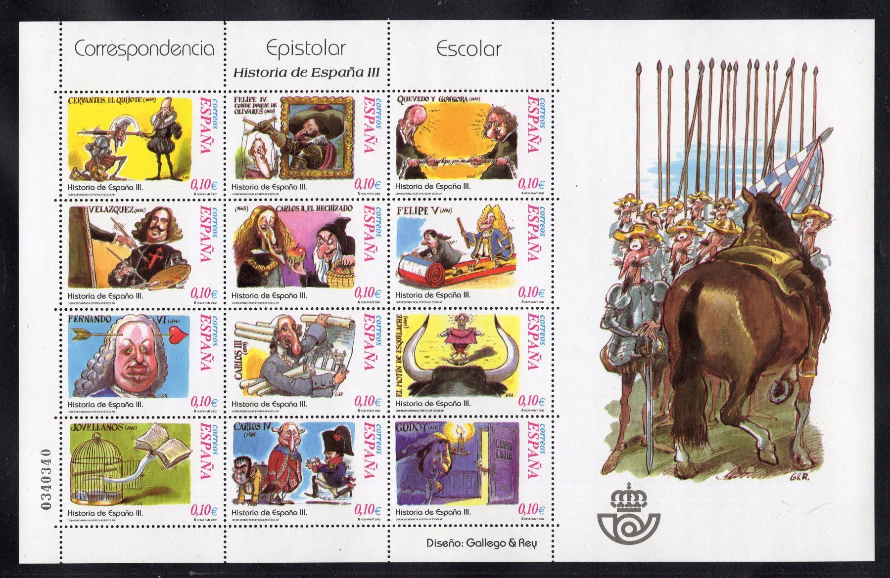 Tutti i francobolli: R6184  /  Espagne 2002 année complète neuve XX – Usato da Ste-Croix venduto da MONT-TAGNAC 2