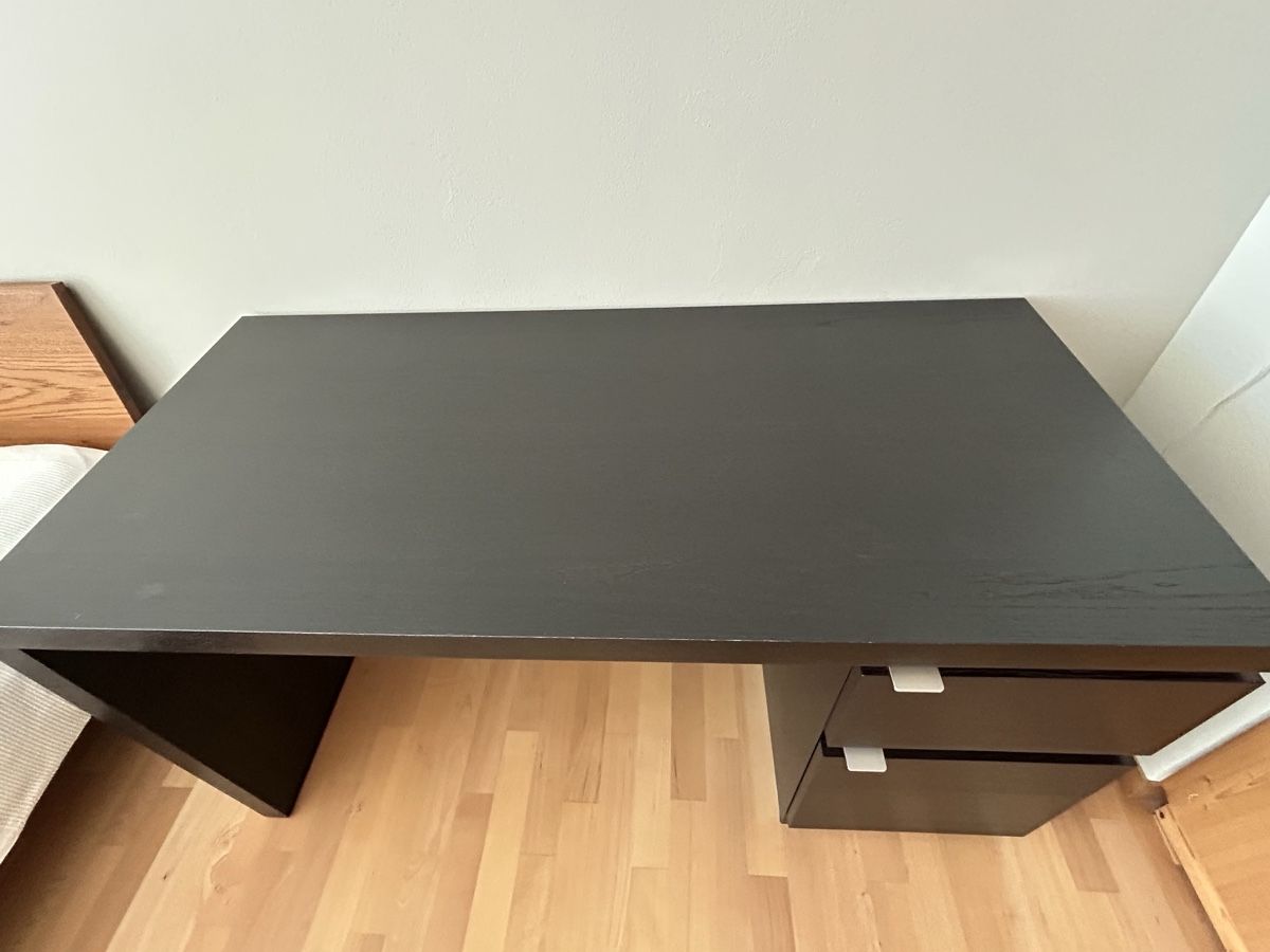 Ikea Bureaux: IKEA Schreibtisch schwarz mit Schublade – D'occasion à Oberrieden par bev01 2