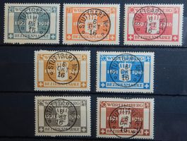Württemberg Kat. 123-129 gest. 1916
